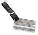 Nickel-plated Silver Glitter Luggage Tag