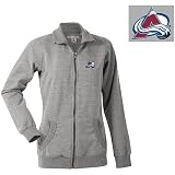 Antigua Colorado Avalanche Women's Revolution Full Zip Fleece Jacket - COLORADO AVALANCHE HEATHR Medium