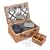 Kitchen Craft Coolmovers Deluxe Picnic Hamper, Four Persons