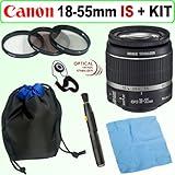 Canon EF-S 18-55mm f/3.5-5.6 IS SLR Lens + Deluxe Accessory Kit