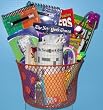 Puzzler Medium Size Gift Basket - Puzzles, Journal, Note Cards, Great for Mother's Day