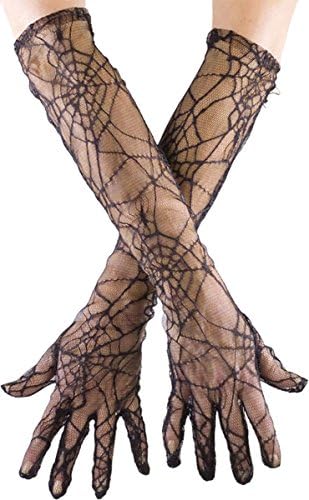 Holiday Times Unlimited Inc Women's Spider Web Gloves Multicoloured One Size
