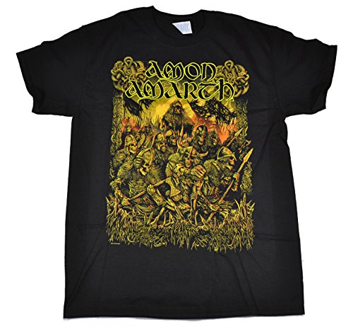 Amon Amarth - Loki Mens T-Shirt In Black, Size: Large, Color: Black