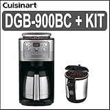 Cuisinart (DGB-900BC) 12 Cup Grind and Brew Coffeemaker (Brushed Chrome) + (ED150) Bean Vac Coffee Canister