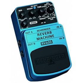 Behringer RV600 Reverb Machine Ultimate Reverb Modeling Effects Pedal: Musical Instruments