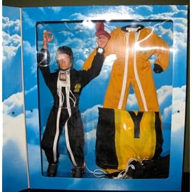 G.I.Joe U.S. Army Parachute Team Army Golden Knight 12 Inch Action Figure Set...