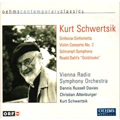 Kurt Schwertisk: Sinfonia-Sinfonietta; Violin Concerto No. 2; Schrumpf-Symphony; Roald Dahl's "Goldilocks"