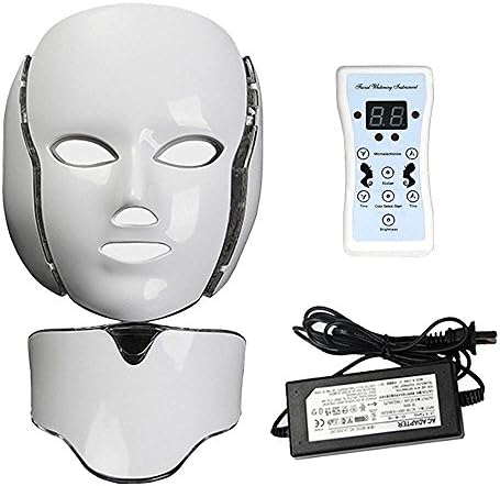 7 Color LED Photon Light Facial Neck Mask Photodynamic PDT Skin Rejuvenation