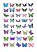 from eShack 40 x Mixed Colour Butterflies Edible Cake Toppers (Wedding, Birthday, Cupcake topper by eShack) Model CT010