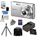 Sony Cyber-Shot DSC-W620 (Silver) w/ 4GB SDHC Accessory Package Including a Flexible Gripster, Replacement BN1 Battery, Home & Car Travel Charger and Carrying Case and Much Much More....