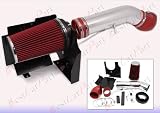 02 03 04 05 06 Escalade V8 5.3 / 6.0 Heat Shield Cold Air Intake + Red Filter HSICD1R