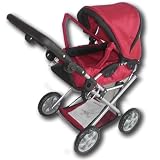 Doll Bassinet Stroller #9346 w/ FREE Carriage Bag