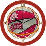 Ohio State Buckeyes NCAA Basketball Round Wall Clock