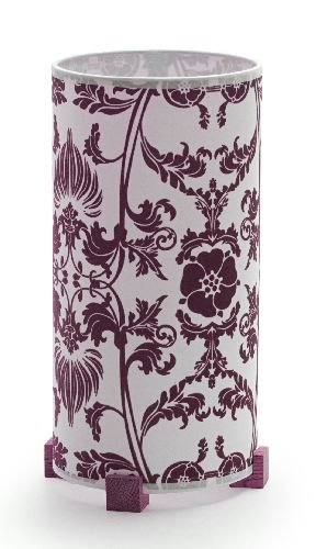 Oriva 46167 Tischlampe, 15 x 15 x 32 cm, E14, braun / wei&szlig; Preisvergleich