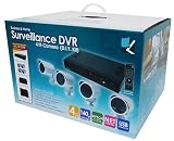 Electronics : 4 Channel 160 GB Standalone DVR System with IR Camera