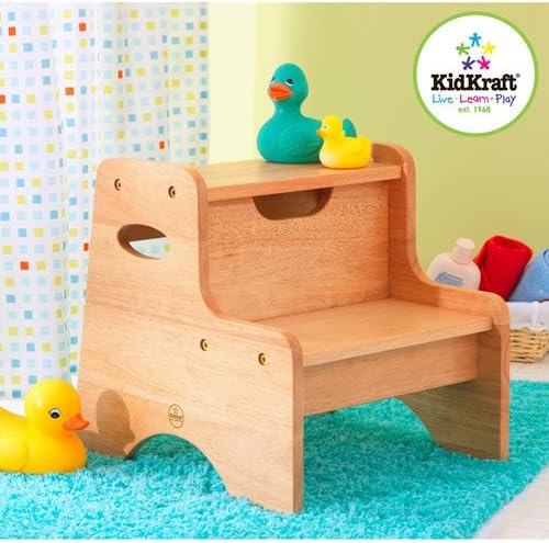 KidKraft - Two-Step Stool, Natural