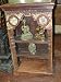 Antique India Carved Wood Bookcase Bookshelf Furniture India Decor Pair Available