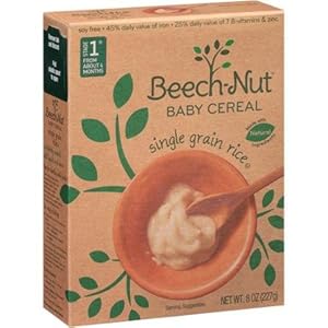 Beech-nut Homestyle Baby Cereal, Single Grain Rice, Stage