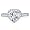 Bling Jewelry 925 Sterling Silver Heart Cubic Zirconia Ring-5