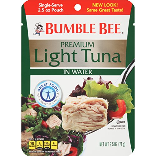 Bumble Bee Premium Light Tuna in Water, 2.5 Ounce (Pack of 12)