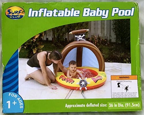 SURF CLUB INFLATEABLE PIRATE BOAT POOL