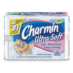 Charmin Ultra Soft Bathroom Tissue 36 Family Rolls = 81 Regular Rolls