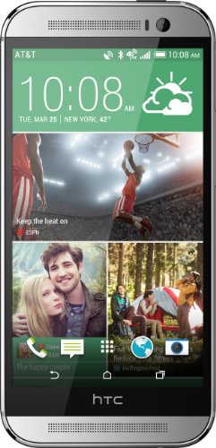 spec HTC One M8, Glacial Silver 32GB (AT&T)