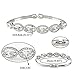 EVER FAITH Wedding Silver-Tone Leaf Bracelet Clear Zircon Austrian Crystal