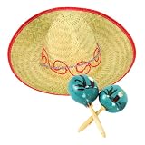 Cinco de Mayo Mexican Fiesta Party Favor Assortment - Hat and Maracas