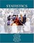 Statistics: A Guide to the Unknown
