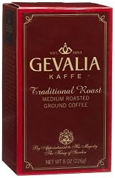 Gevalia Traditional Roast Ground Coffee, 8-Ounce Packages (Pack of 3)