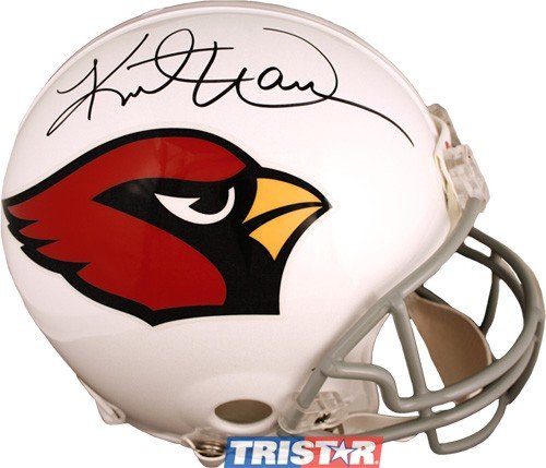 Kurt Warner Autographed/Hand Signed Arizona Cardinals Authentic Full Size Proline Helmet
