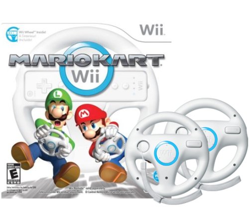 Mario Kart Wii With Extra Wii Wheel