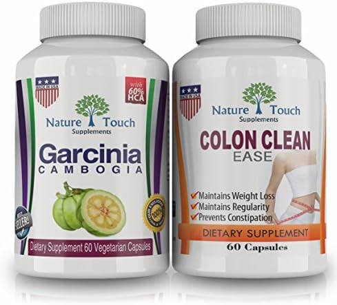 Pure Garcinia Cambogia Extract Plus Detox Cleanse System,1500mg Pure Garcinia Cambogia.by Nature Touch