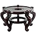 Red Lantern Rosewood Fishbowl Stand - Size 11.5 in. Base Diameter