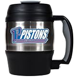 Sports NBA PISTONS 52oz. Stainless Steel Macho Travel Mug with Bottle Opener/Stainless Steel Bottle Opener Stainless Steel