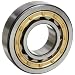 SKF Cylindrical Roller Bearing, Single Row, Removable Inner Ring, Straight Bore, High Capacity, Normal Clearance, Brass Cage, Metric
