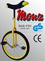 Luxus MONZ Einrad 18 Zoll luftbereift gelb T&Uuml;V/GS NEU
