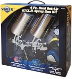 Star Asia 19223 HVLP Dual Set-Up Spary Gun Kit - 4 piece