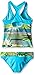 ZeroXposur Girls' Tiki Topsy Halterkini Swimsuit with Short