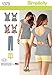 Simplicity Pattern 1373 Misses Slim Pants, Shorts and Tops with Back Details Size 6-8-10-12-14