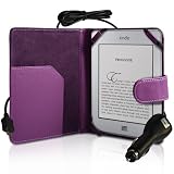 Yousave Accessories TM Amazon Kindle Touch Zubeh�r Paket Violett Exekutive Buch Tasche Schutzh�lle Mit Auto Ladeger�tvon "Yousave"