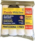 Purdy 14B863400 Dove Cover (4 Pack), 9" X 3/8", White
