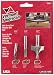 Vermont American 23012 3 Piece HSS Router Bit Starter Set