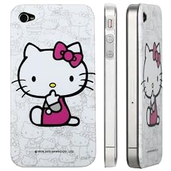 For Apple iPhone 4 Hello Kitty Design Polycarbon Hard Case