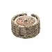 Seagrass Round Holder for Thirstystone Sandstone Coasters