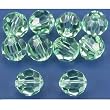 10 Chrysolite Round Swarovski Crystal Beads 5000 6mm