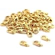 48 Lobster Clasps Claw Gold Plated Hamilton Mint Part