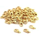 48 Lobster Clasps Claw Gold Plated Hamilton Mint Part