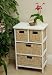 Henley Large 4 Drawer White Cabinet
